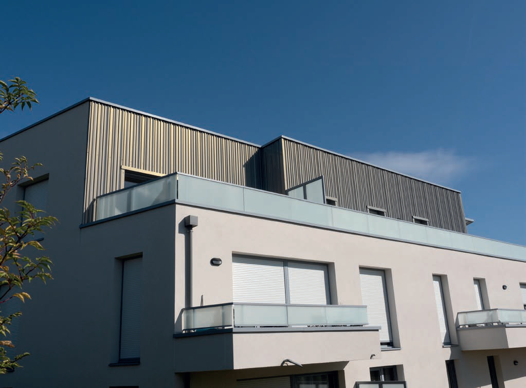 DC1100 Slatted Façade Profile application showcase 2